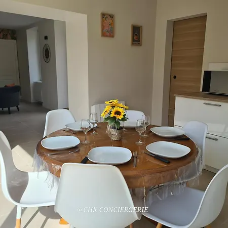 Tatil Evi Maison Du Puy Avec Jardin Clos, 4 Min Puy Dufou *
